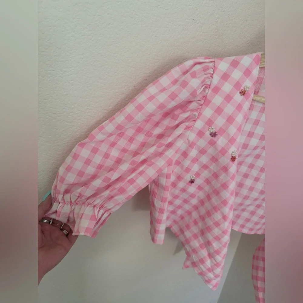 Zara lightweight gingham
